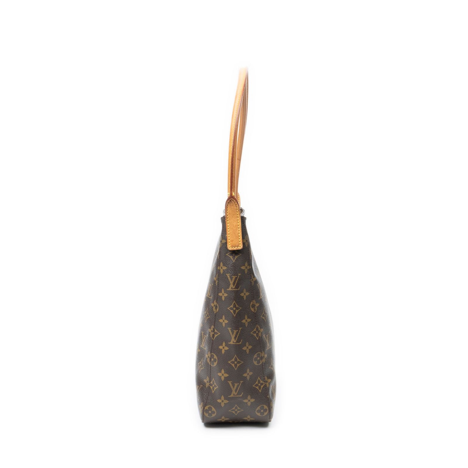 Louis Vuitton Looping Brown Monogram Canvas Shoulder — view 4