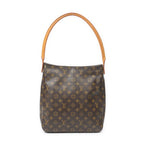 Louis Vuitton Looping Brown Monogram Canvas Shoulder
