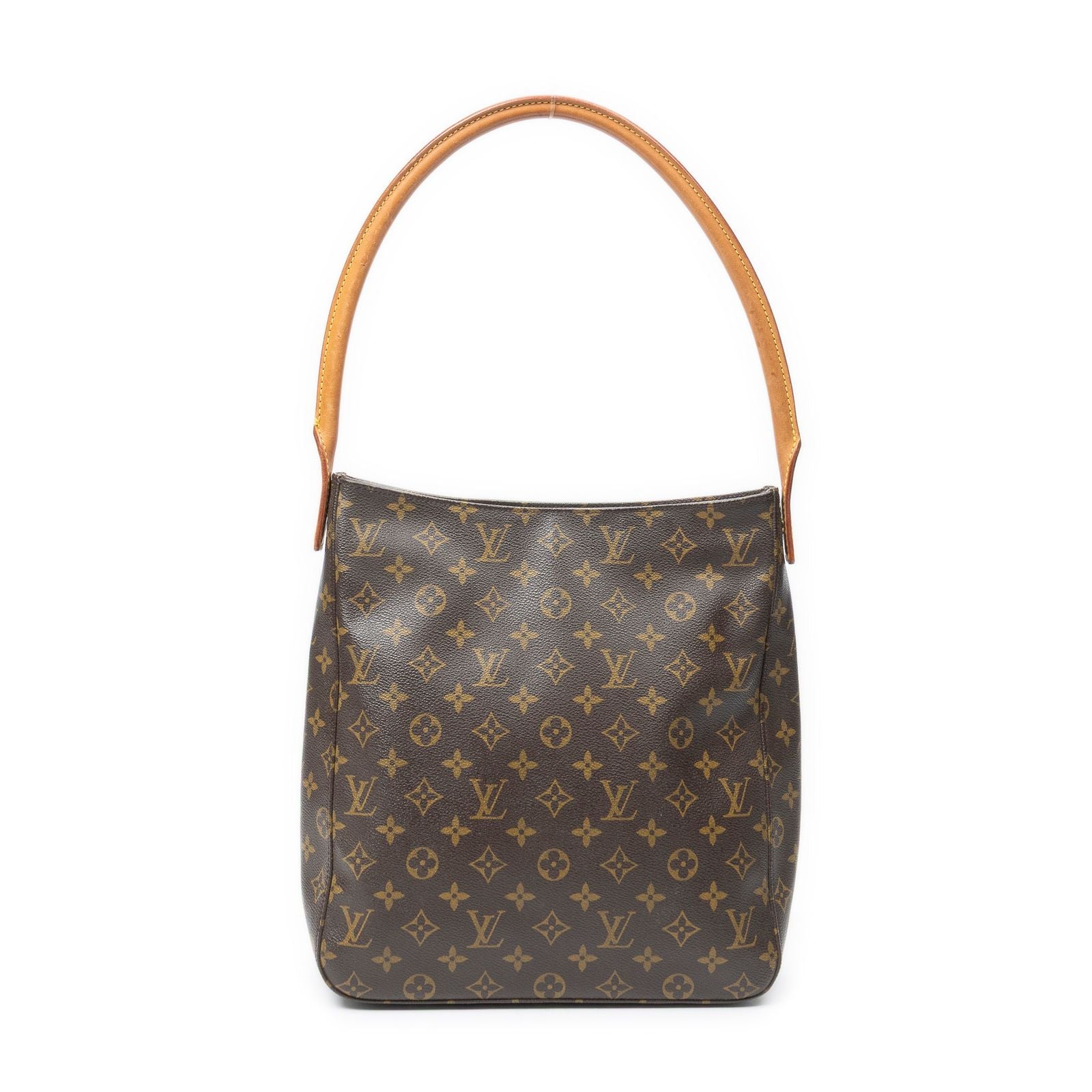 Louis Vuitton Looping Brown Monogram Canvas Shoulder