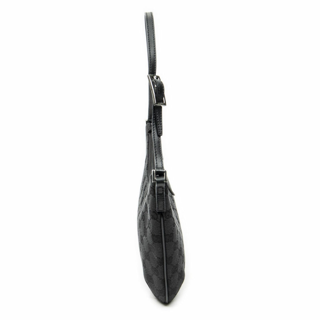 Gucci Pochette Hobo Black GG Canvas — view 4