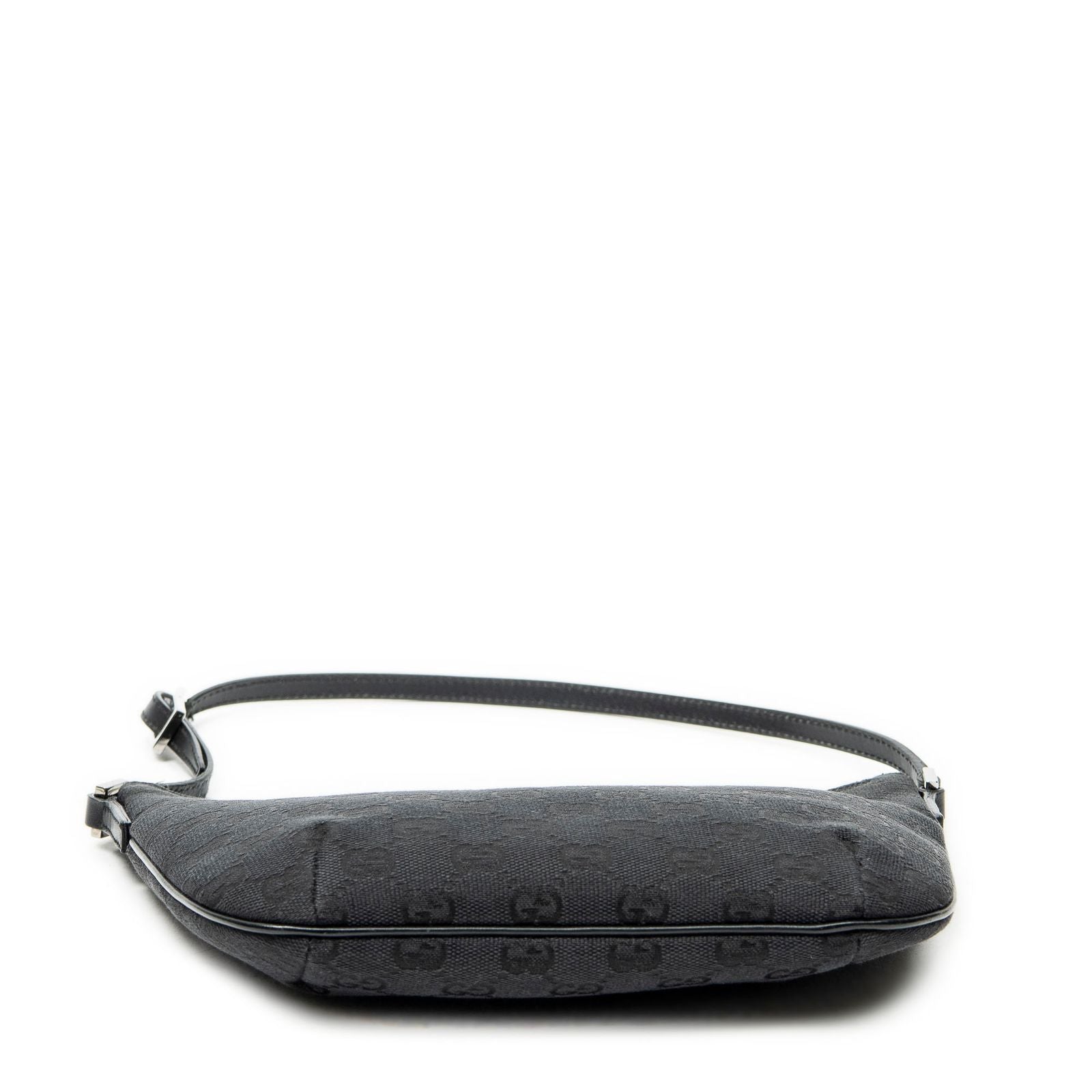 Gucci Pochette Hobo Black GG Canvas — view 6