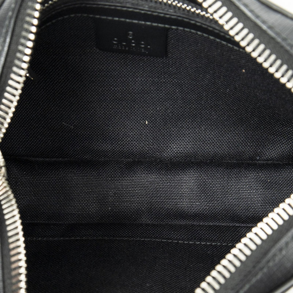 Gucci Web GG Waist Bag Black Supreme Canvas — view 4