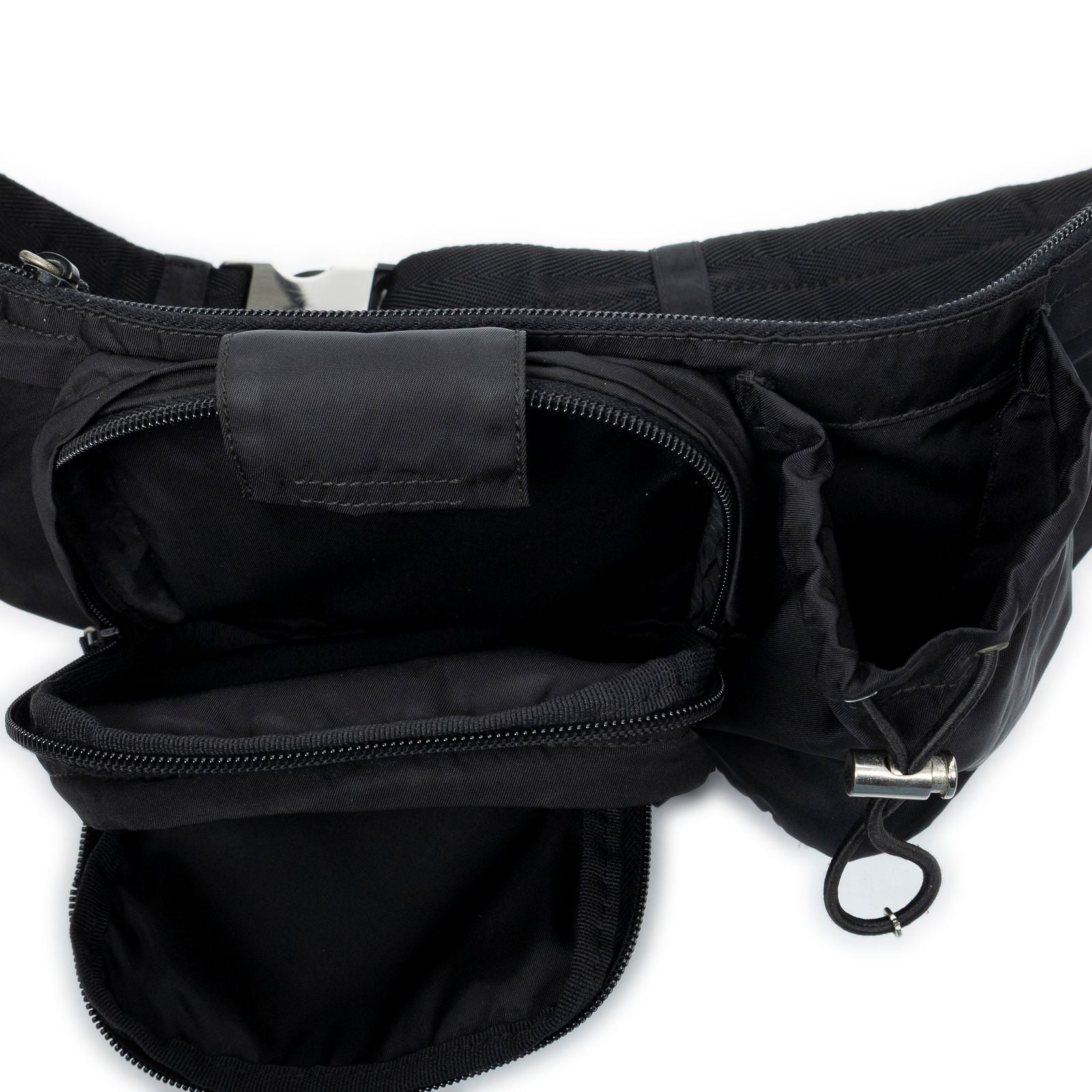 Prada Belt Bag Black Nylon Canvas — view 4