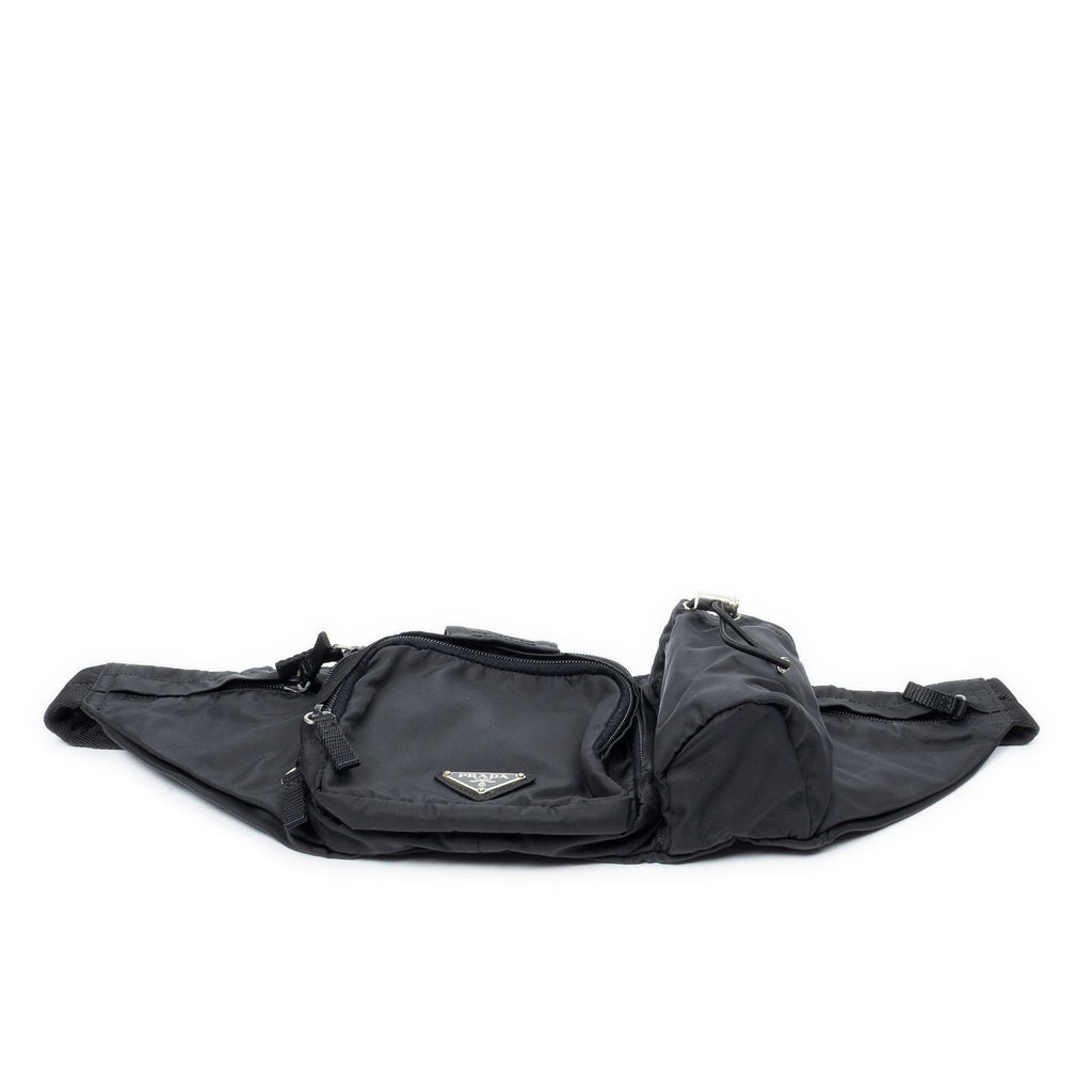 Prada Belt Bag Black Nylon Canvas — view 3