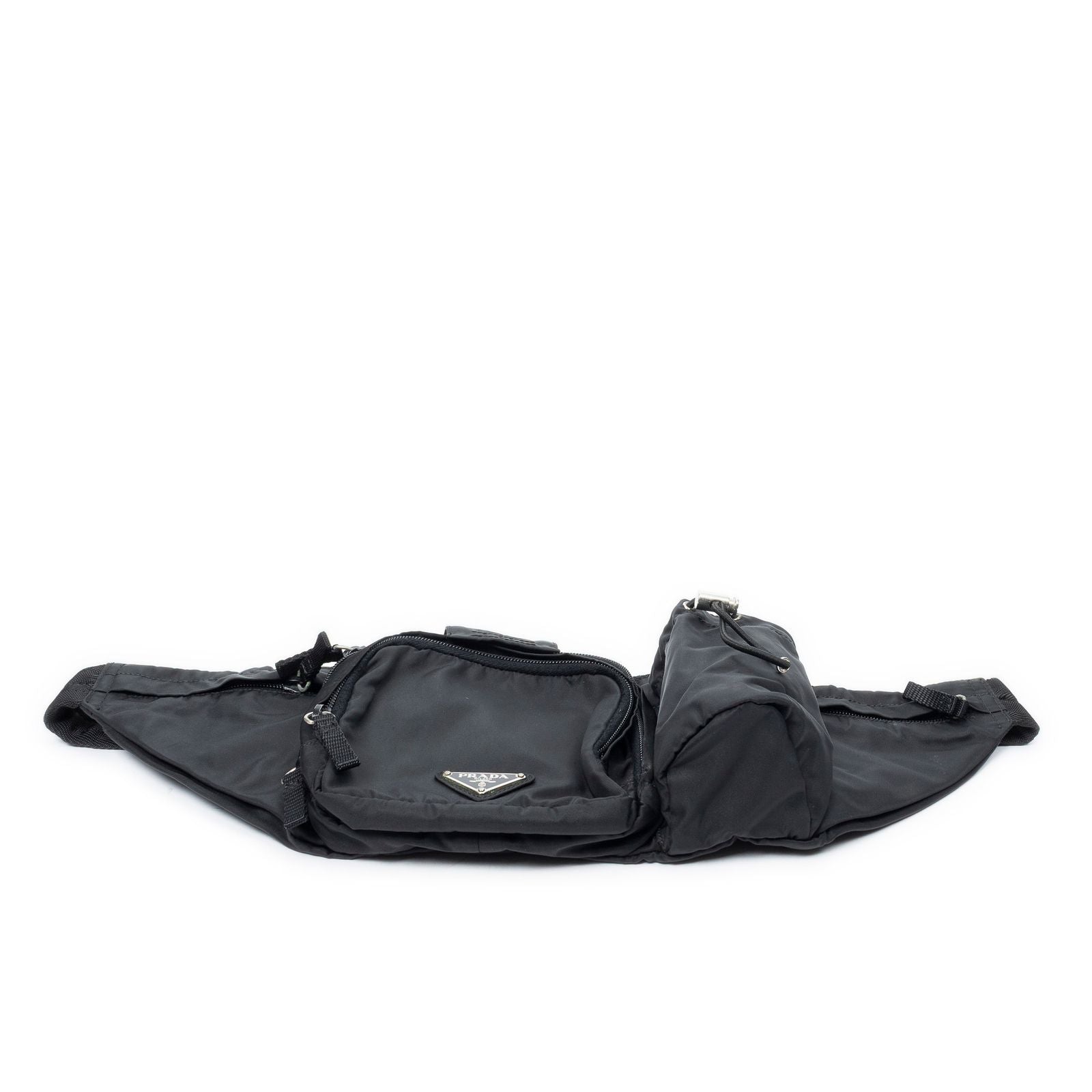 Prada Belt Bag Black Nylon Canvas — view 3