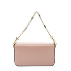 Gucci Small Rhinestone Horsebit Light Pink Calfskin Leather Shoulder — view 5