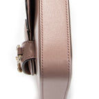 Gucci Small Rhinestone Horsebit Light Pink Calfskin Leather Shoulder — view 8