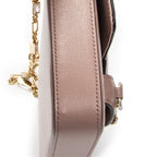 Gucci Small Rhinestone Horsebit Light Pink Calfskin Leather Shoulder — view 7