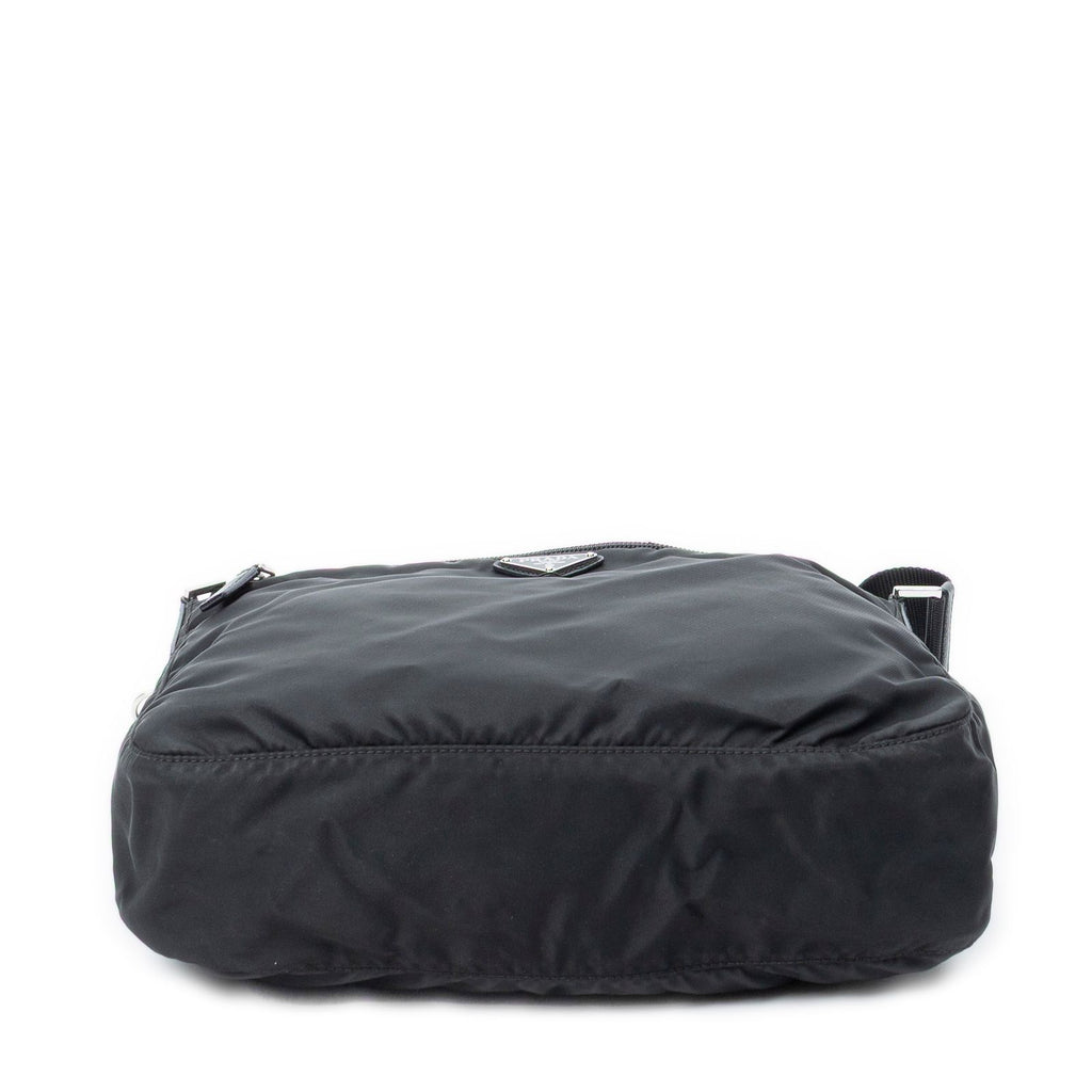 Prada Zip Crossbody Black Nylon Canvas — view 6