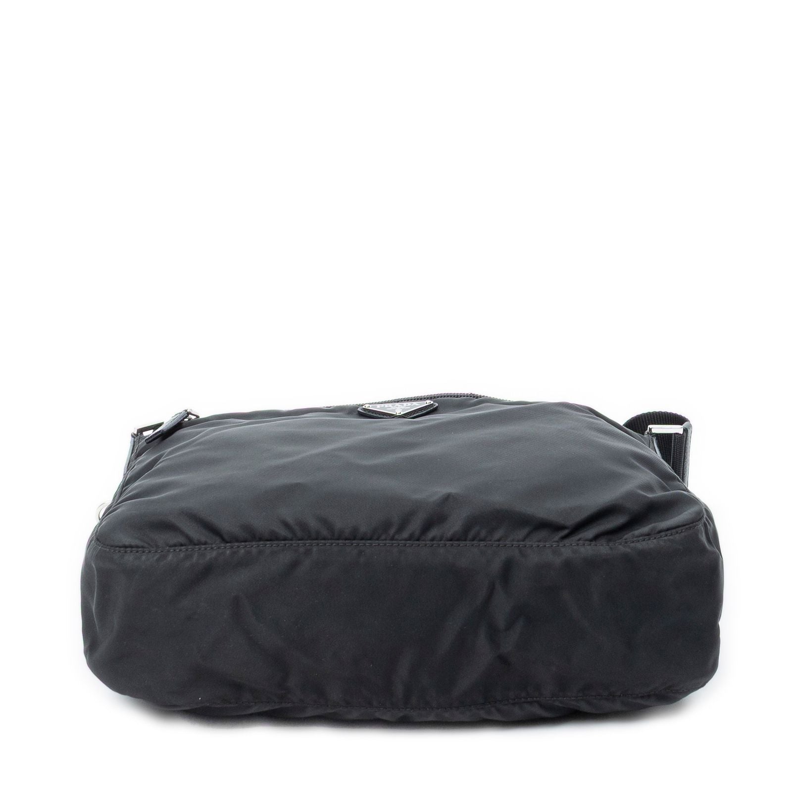 Prada Zip Crossbody Black Nylon Canvas — view 6