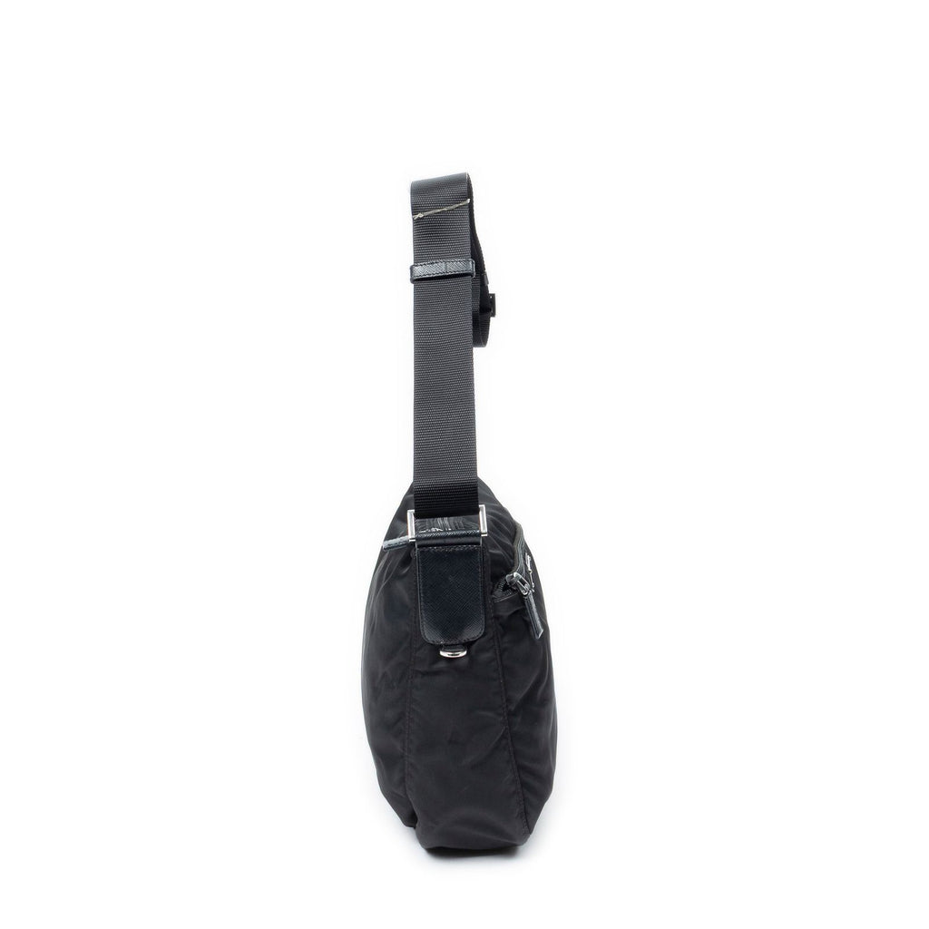 Prada Zip Crossbody Black Nylon Canvas — view 4