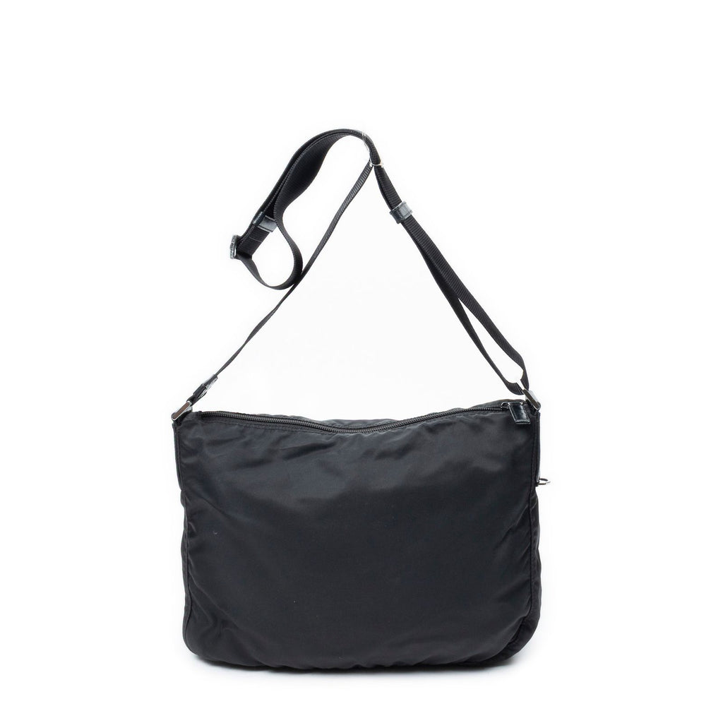 Prada Zip Crossbody Black Nylon Canvas — view 5