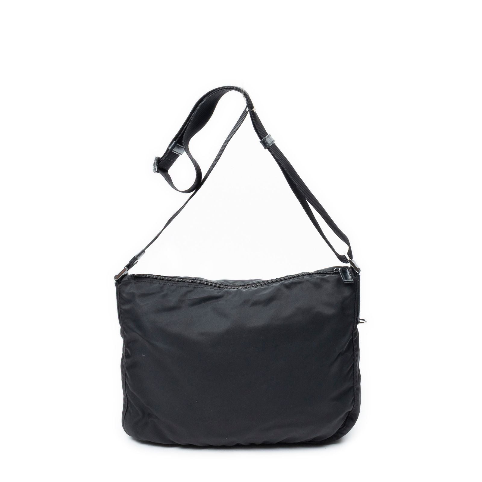 Prada Zip Crossbody Black Nylon Canvas — view 5