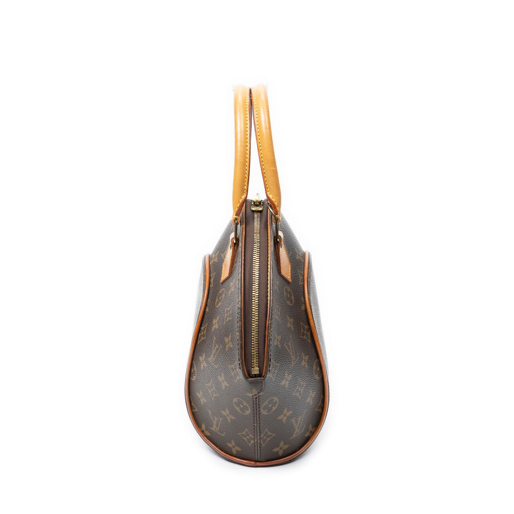 Louis Vuitton Ellipse Brown Monogram Canvas Handbag — view 3