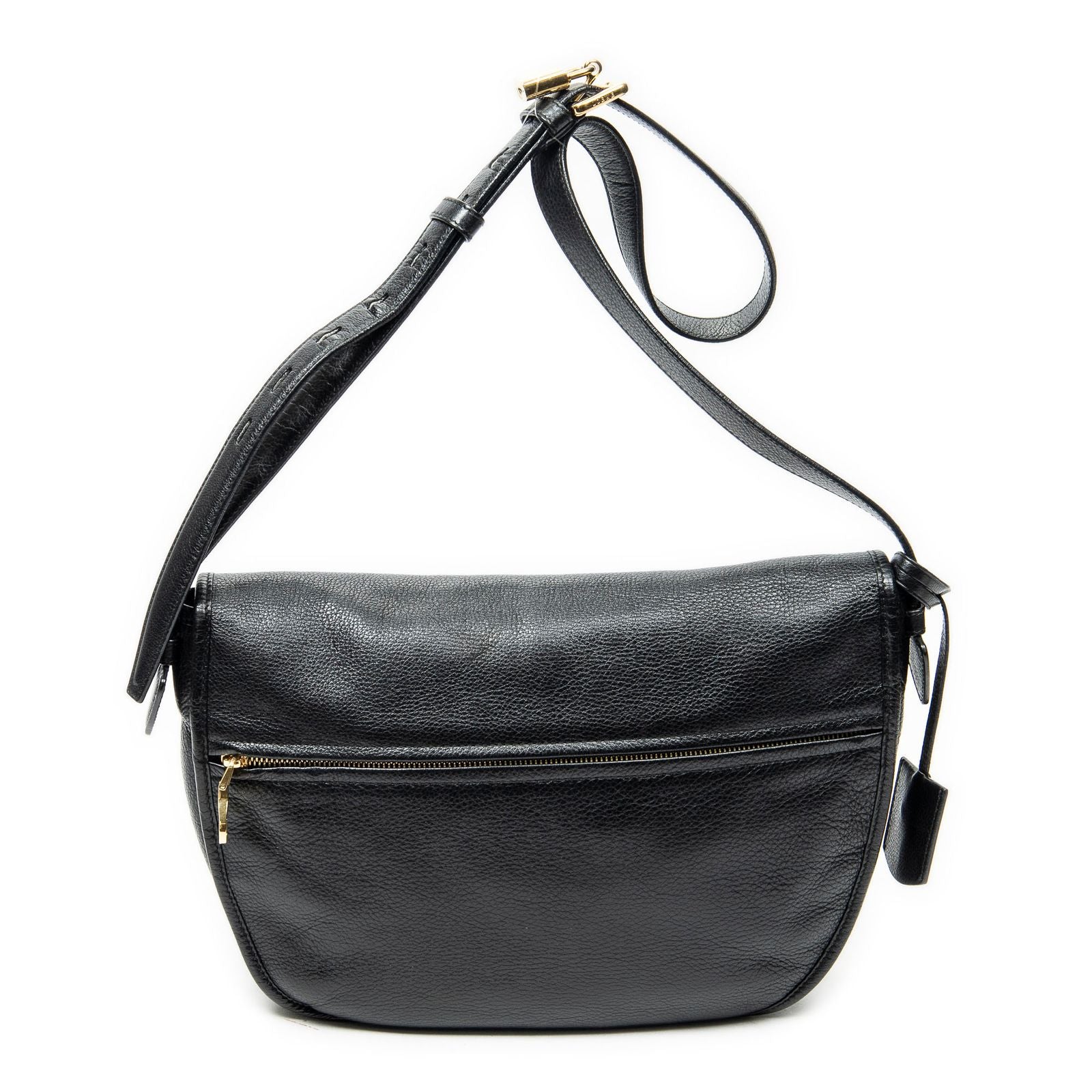Loewe Heritage Flap Messenger Black Grain Calf Skin Leather — view 5