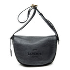 Loewe Heritage Flap Messenger Black Grain Calf Skin Leather
