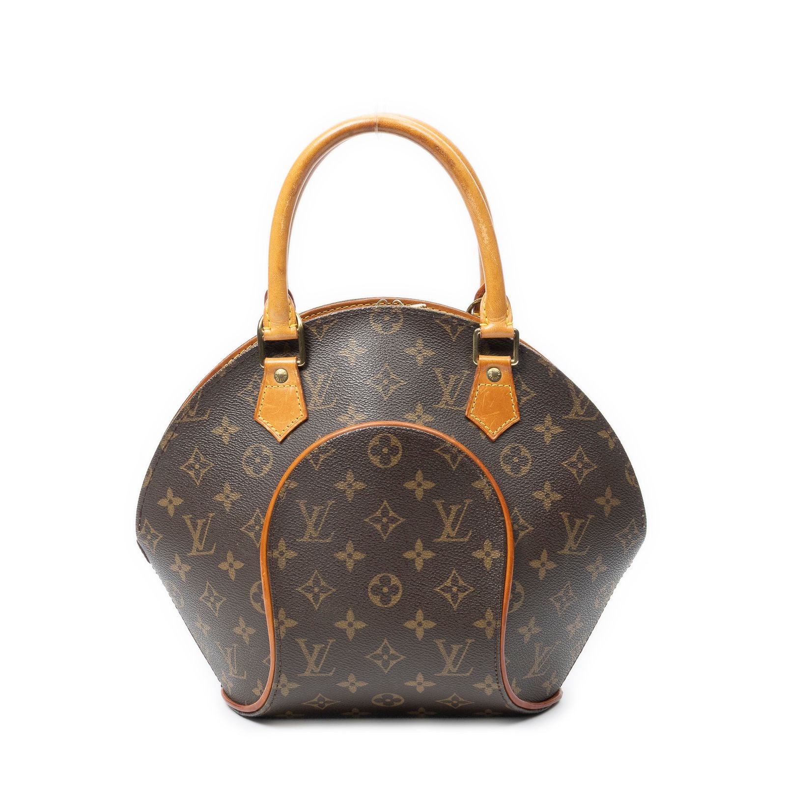 Louis Vuitton Ellipse Brown Monogram Canvas Handbag