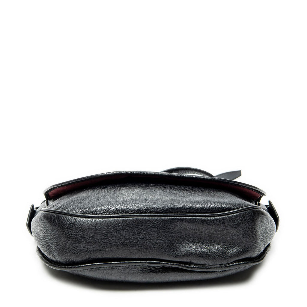 Loewe Heritage Flap Messenger Black Grain Calf Skin Leather — view 6
