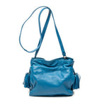 Loewe Small Tassel Flamenco Blue Calfskin Leather Shoulder — view 5