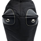 Prada Small Pop Tote Black Nylon Canvas — view 8