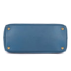 Prada Garda Tote Blue Saffiano Leather — view 6