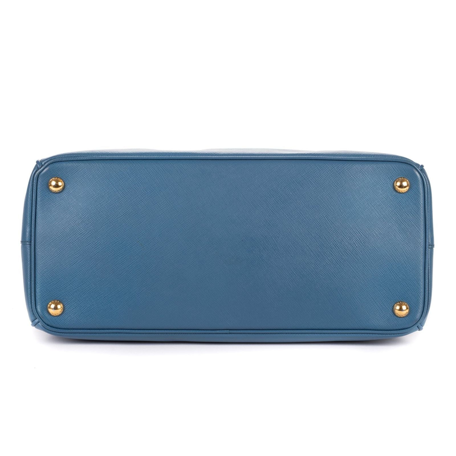 Prada Garda Tote Blue Saffiano Leather — view 6