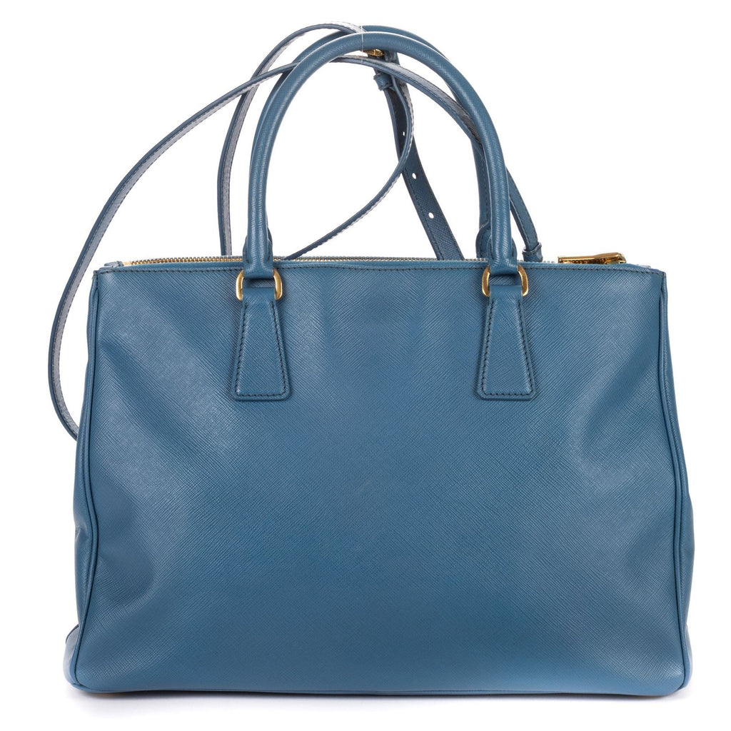 Prada Garda Tote Blue Saffiano Leather — view 5