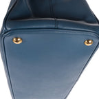 Prada Garda Tote Blue Saffiano Leather — view 7