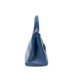 Prada Radio Pun Tote Navy Saffiano Leather — view 4