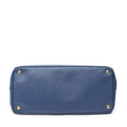 Prada Radio Pun Tote Navy Saffiano Leather — view 6