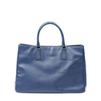 Prada Radio Pun Tote Navy Saffiano Leather — view 5