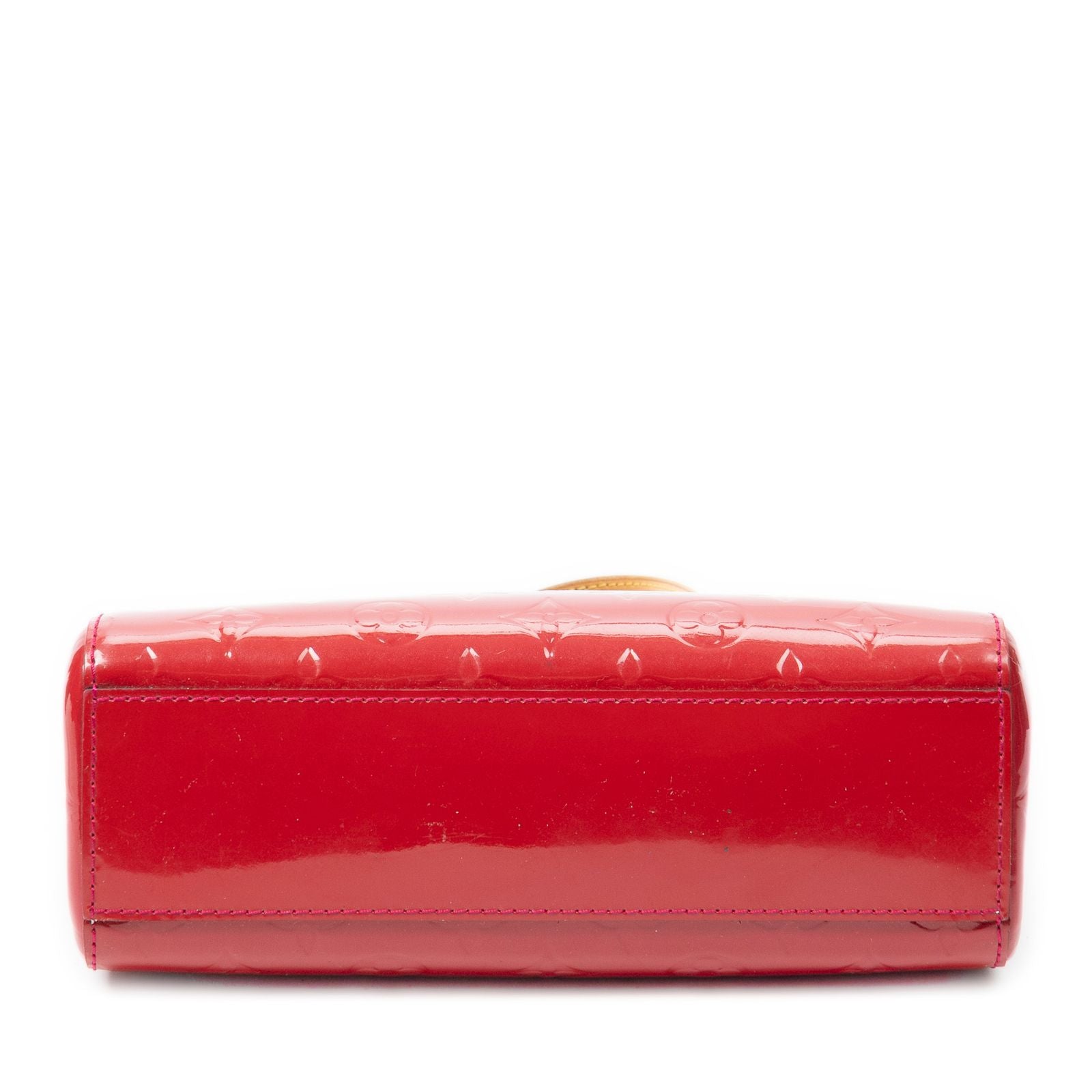 Louis Vuitton Catalina Red Monogram Vernis Handbag — view 6
