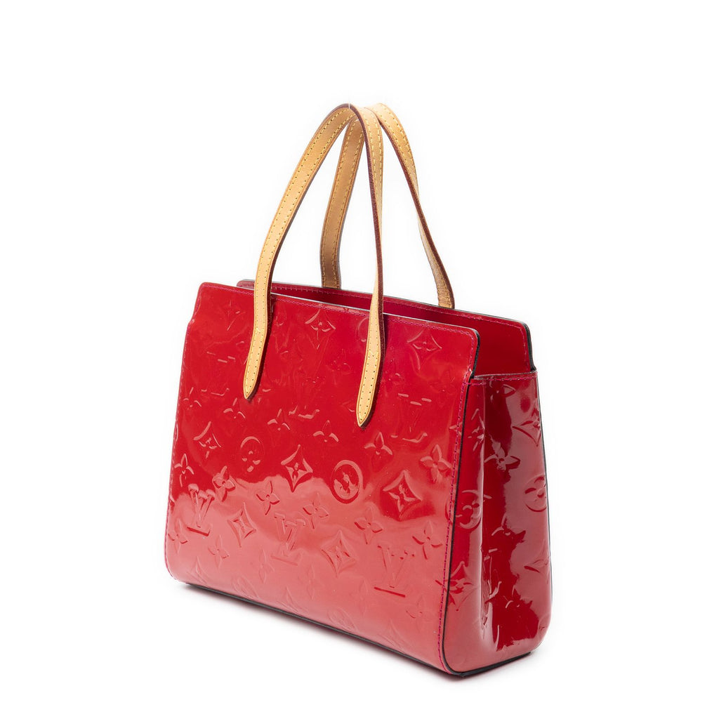 Louis Vuitton Catalina Red Monogram Vernis Handbag — view 2
