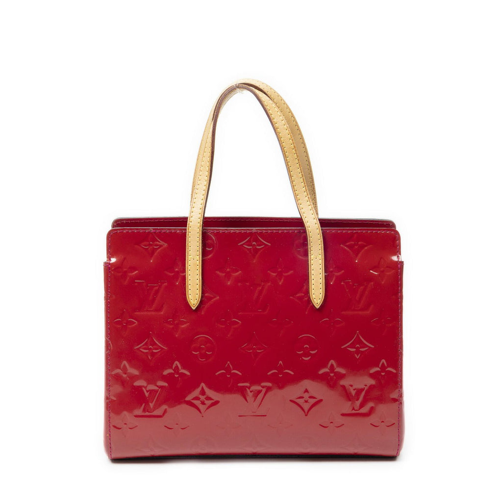 Louis Vuitton Catalina Red Monogram Vernis Handbag — view 5