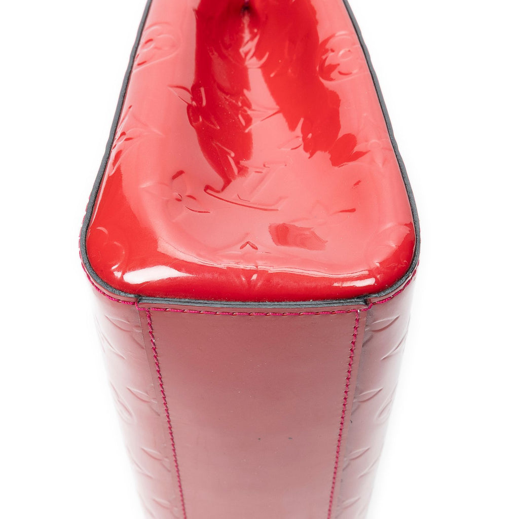 Louis Vuitton Catalina Red Monogram Vernis Handbag — view 7