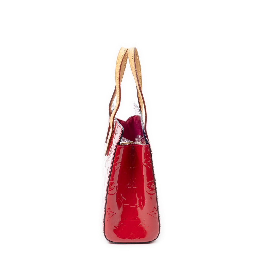 Louis Vuitton Catalina Red Monogram Vernis Handbag — view 4