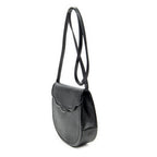 Saint Laurent Vintage Flap Crossbody Black Grain Calf Skin Leather — view 2