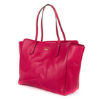 Gucci Shopping Tote Fuchsia Pink Grain Calf Skin Leather — view 2