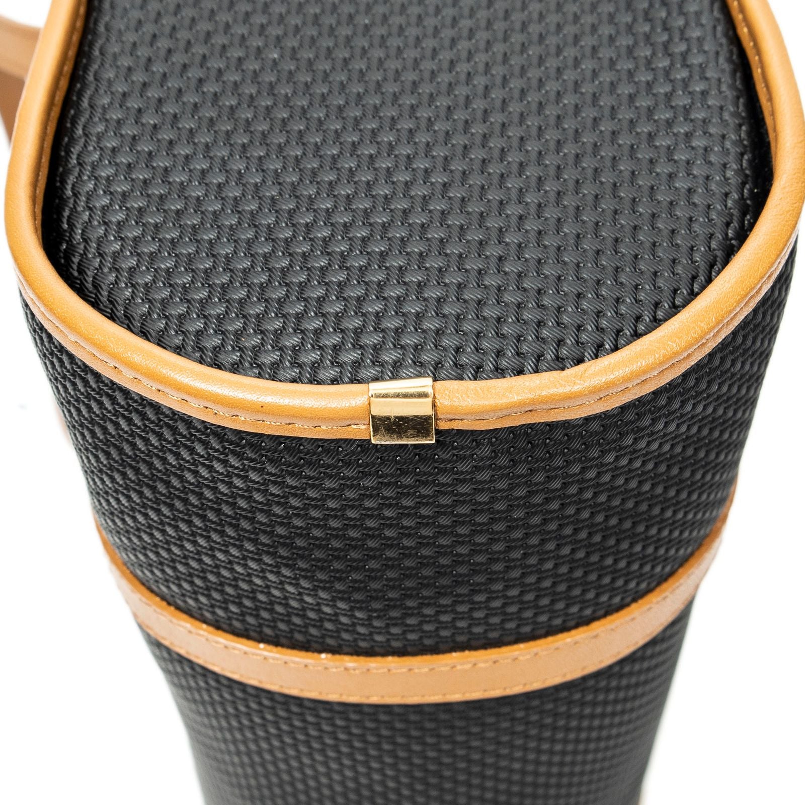Saint Laurent Vintage Bowling Bag Black Brown Van Gogh Canvas — view 8