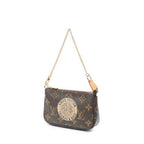 Louis Vuitton Mini Pochette Brown Monogram Canvas Handbag — view 2