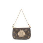 Louis Vuitton Mini Pochette Brown Monogram Canvas Handbag