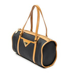 Saint Laurent Vintage Bowling Bag Black Brown Van Gogh Canvas — view 2