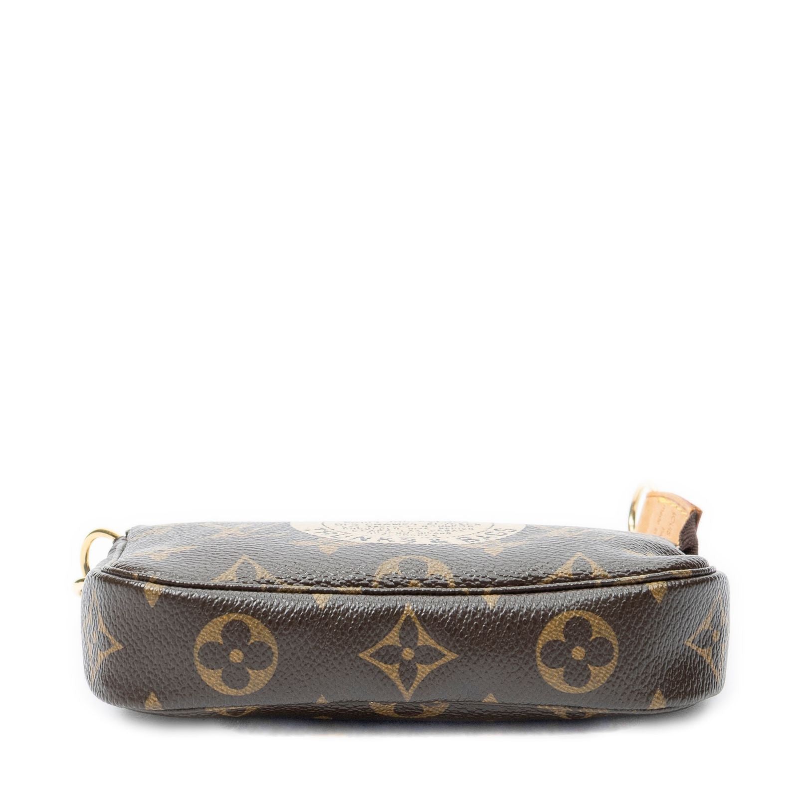 Louis Vuitton Mini Pochette Brown Monogram Canvas Handbag — view 6
