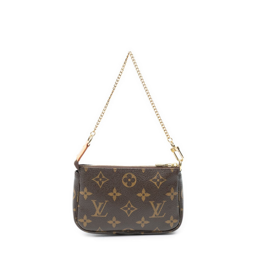 Louis Vuitton Mini Pochette Brown Monogram Canvas Handbag — view 5