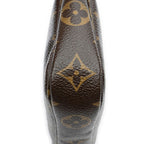 Louis Vuitton Mini Pochette Brown Monogram Canvas Handbag — view 7