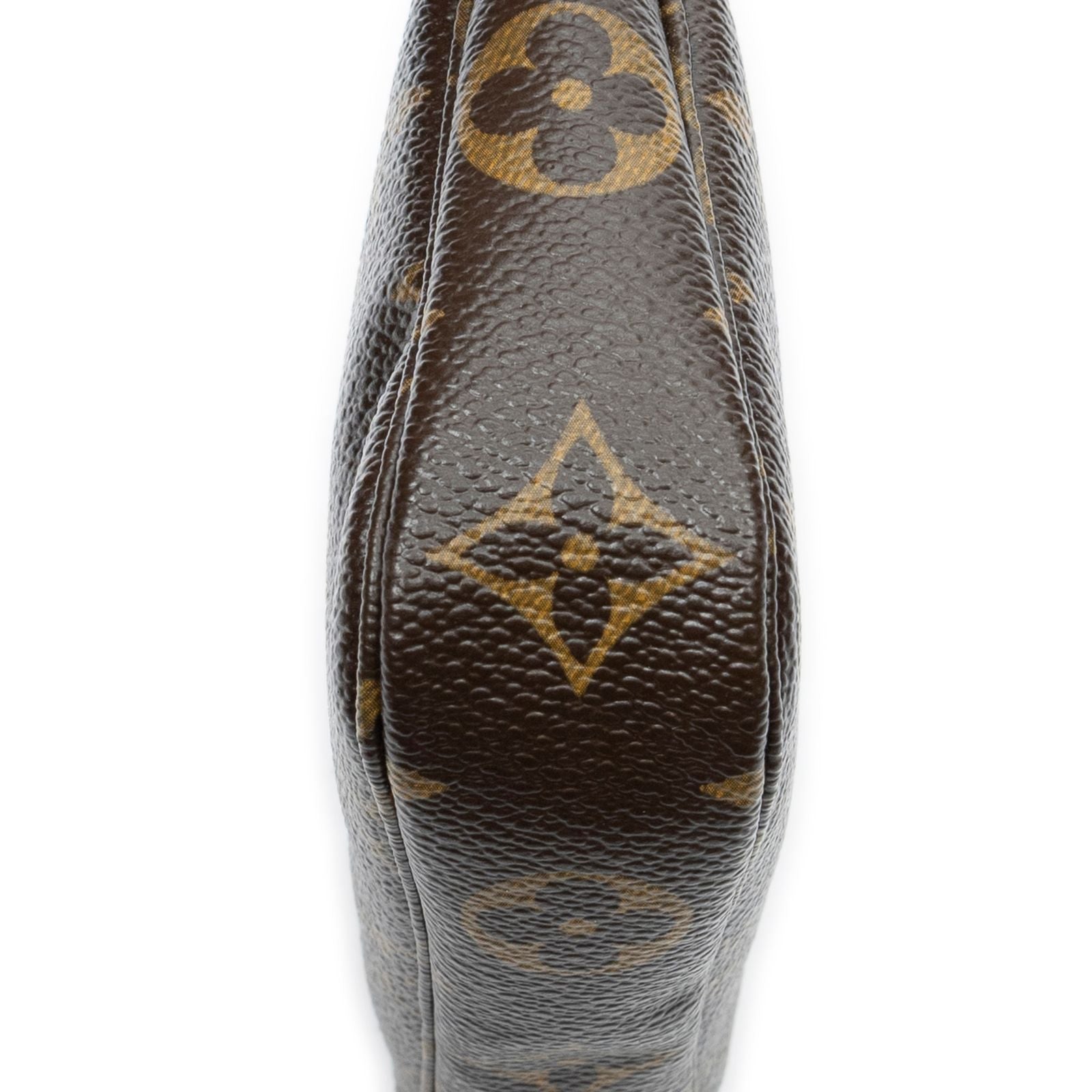 Louis Vuitton Mini Pochette Brown Monogram Canvas Handbag — view 7