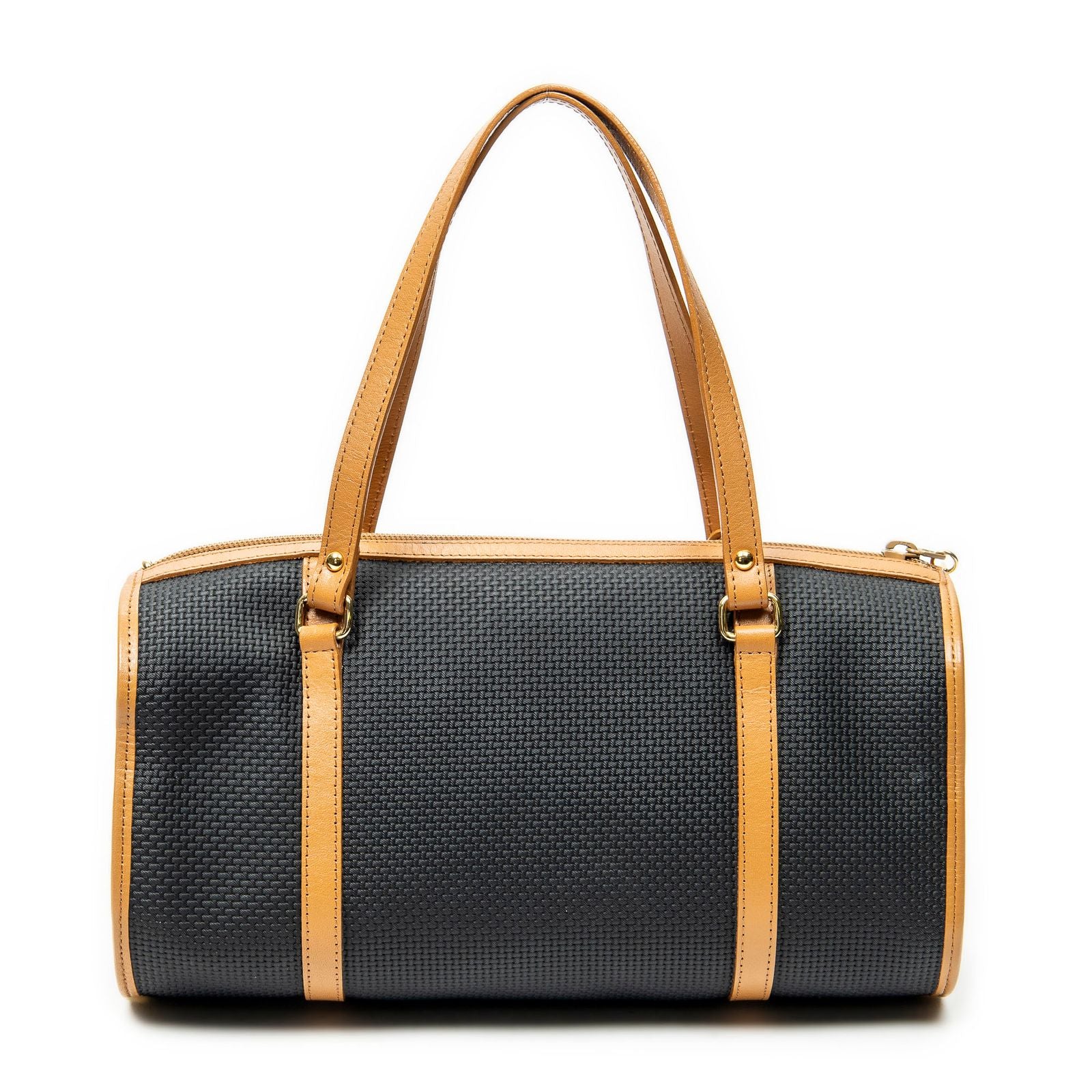 Saint Laurent Vintage Bowling Bag Black Brown Van Gogh Canvas — view 5