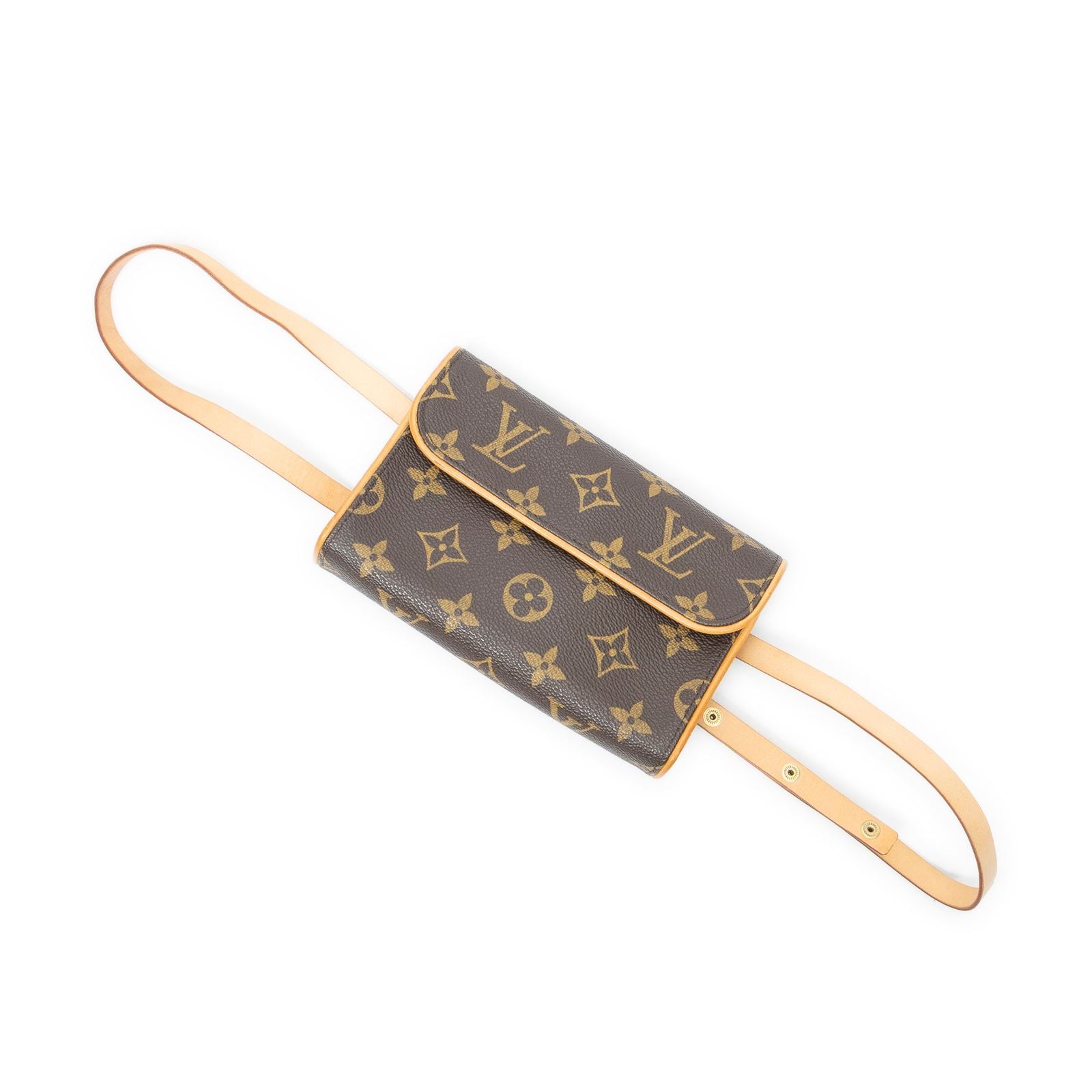 Louis Vuitton Pochette Florentine Brown Monogram Canvas Shoulder