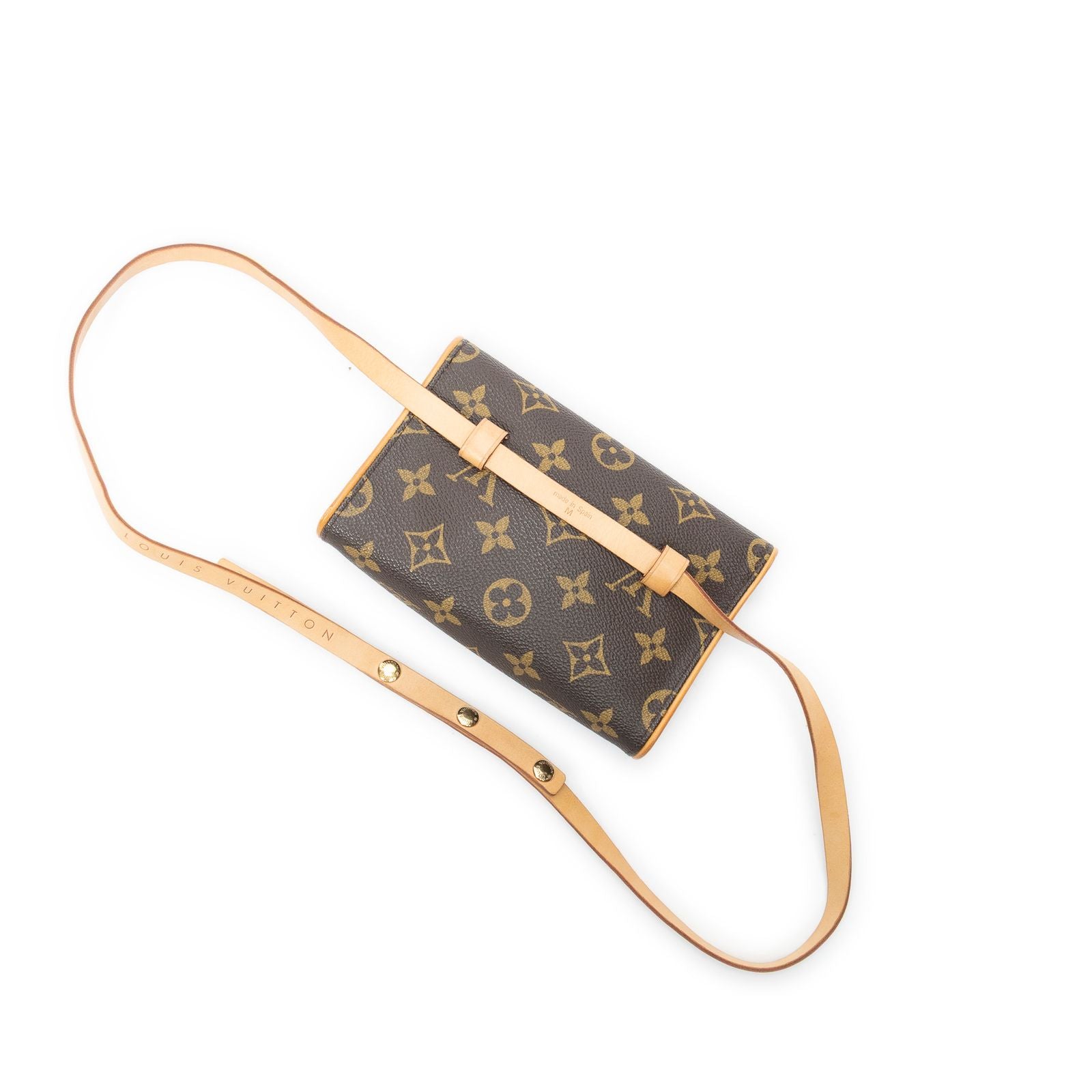 Louis Vuitton Pochette Florentine Brown Monogram Canvas Shoulder — view 2