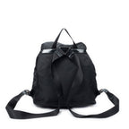 Prada Drawstring Backpack Black Nylon Canvas — view 5